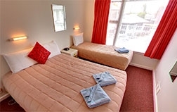 free 2 hours internet, spacious kitchen and lounge and their own car parking with internal access